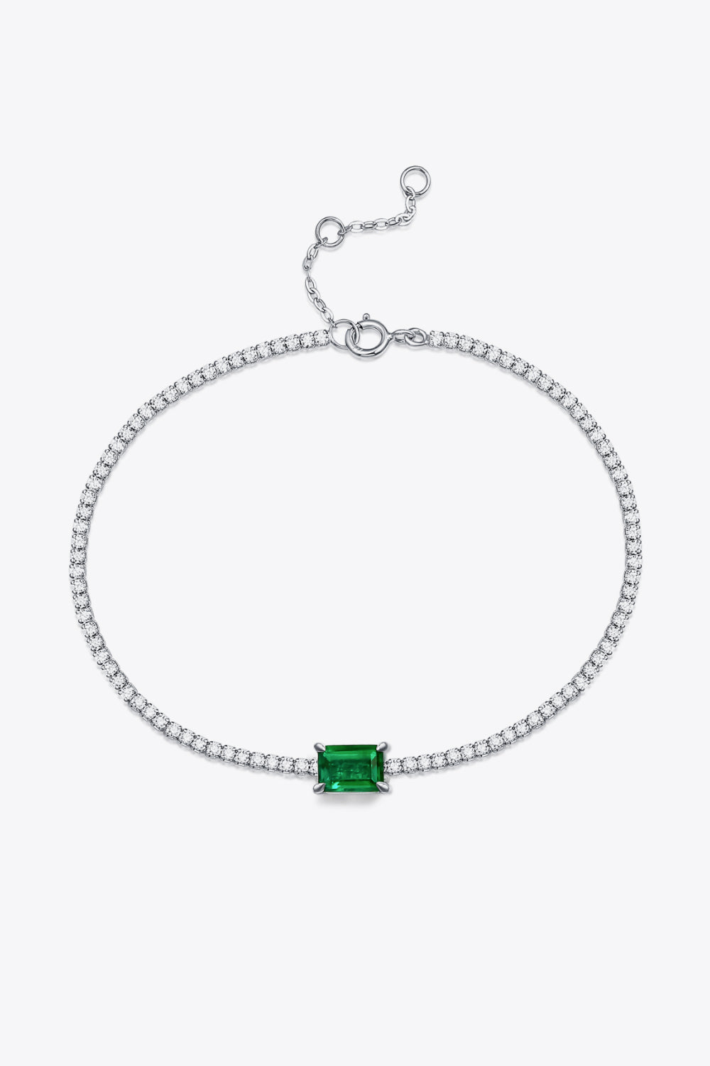 Adored 1 Carat Lab-Grown Emerald Bracelet - AllIn Computer