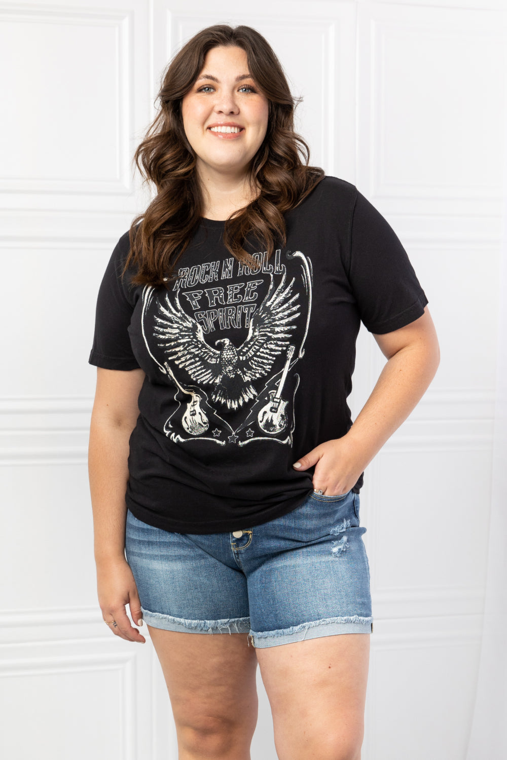 mineB Full Size Free Spirit Graphic Tee - AllIn Computer
