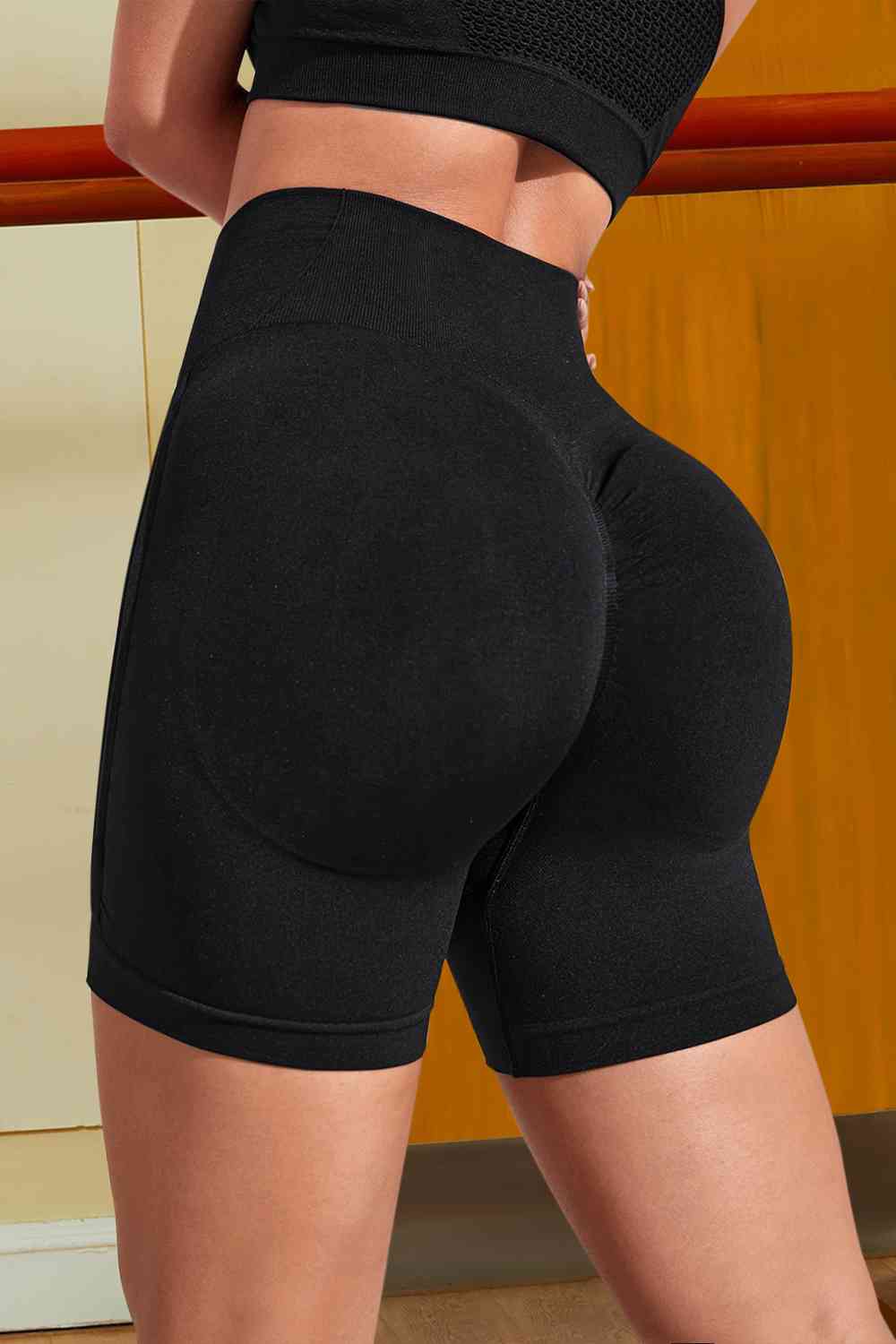 Wide Waistband Sports Shorts - AllIn Computer