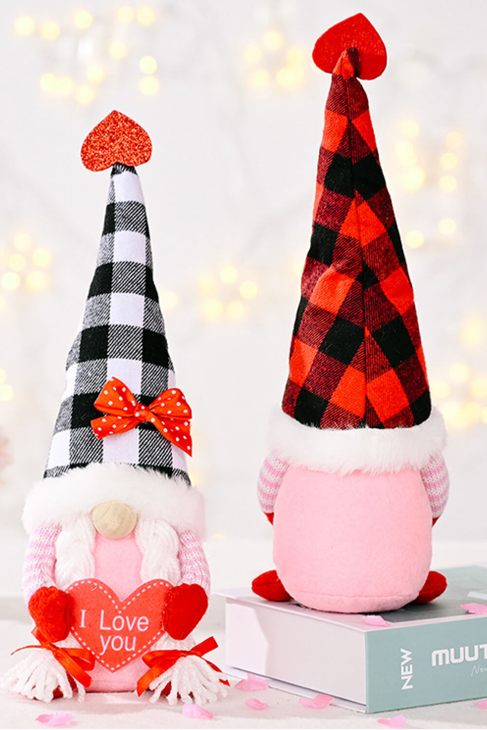 Mother's Day Plaid Pointed Hat Gnome - AllIn Computer