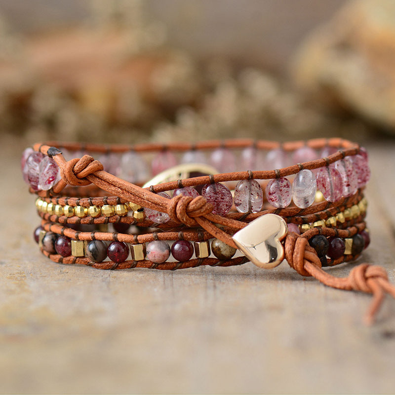 Natural Stone Layered Bracelet - AllIn Computer