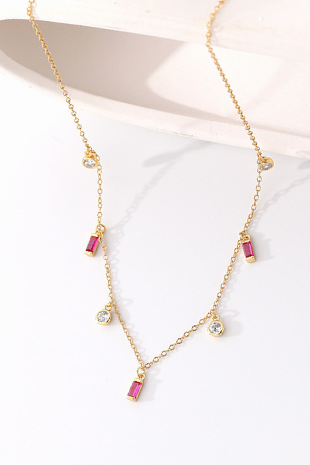 18K Gold Plated Multi-Charm Chain Necklace - AllIn Computer