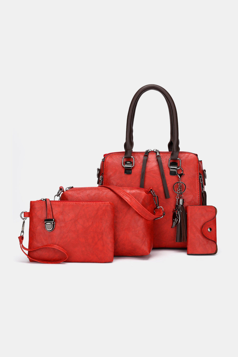 4-Piece PU Leather Bag Set - AllIn Computer