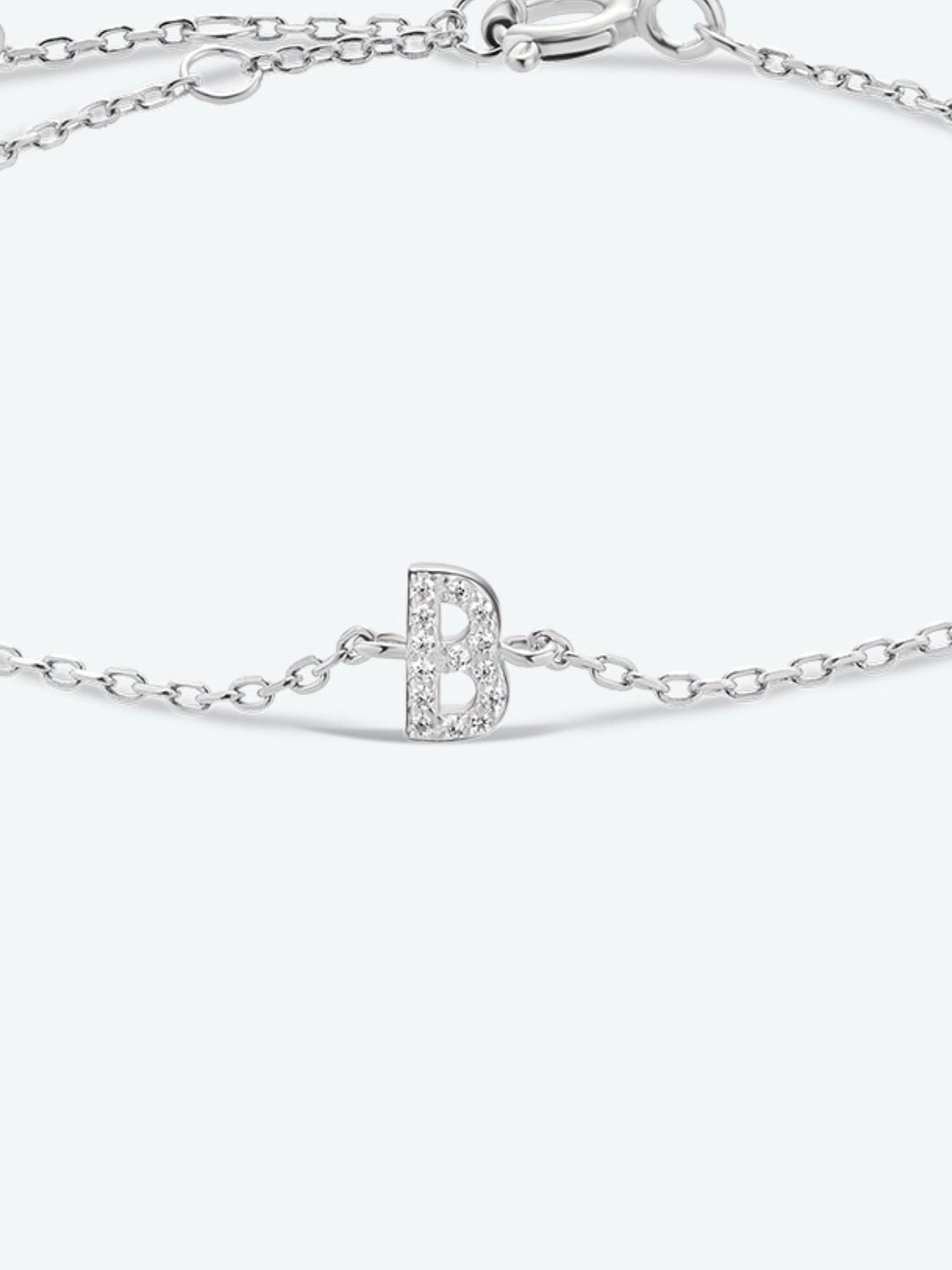 A To F Zircon 925 Sterling Silver Bracelet - AllIn Computer