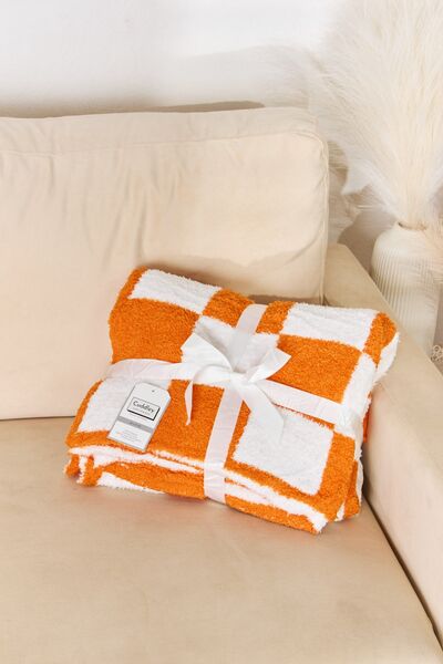 Cuddley Checkered Decorative Throw Blanket - AllIn Computer