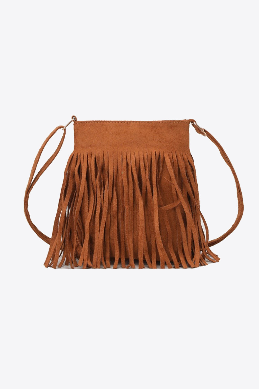 Adored PU Leather Crossbody Bag with Fringe - AllIn Computer