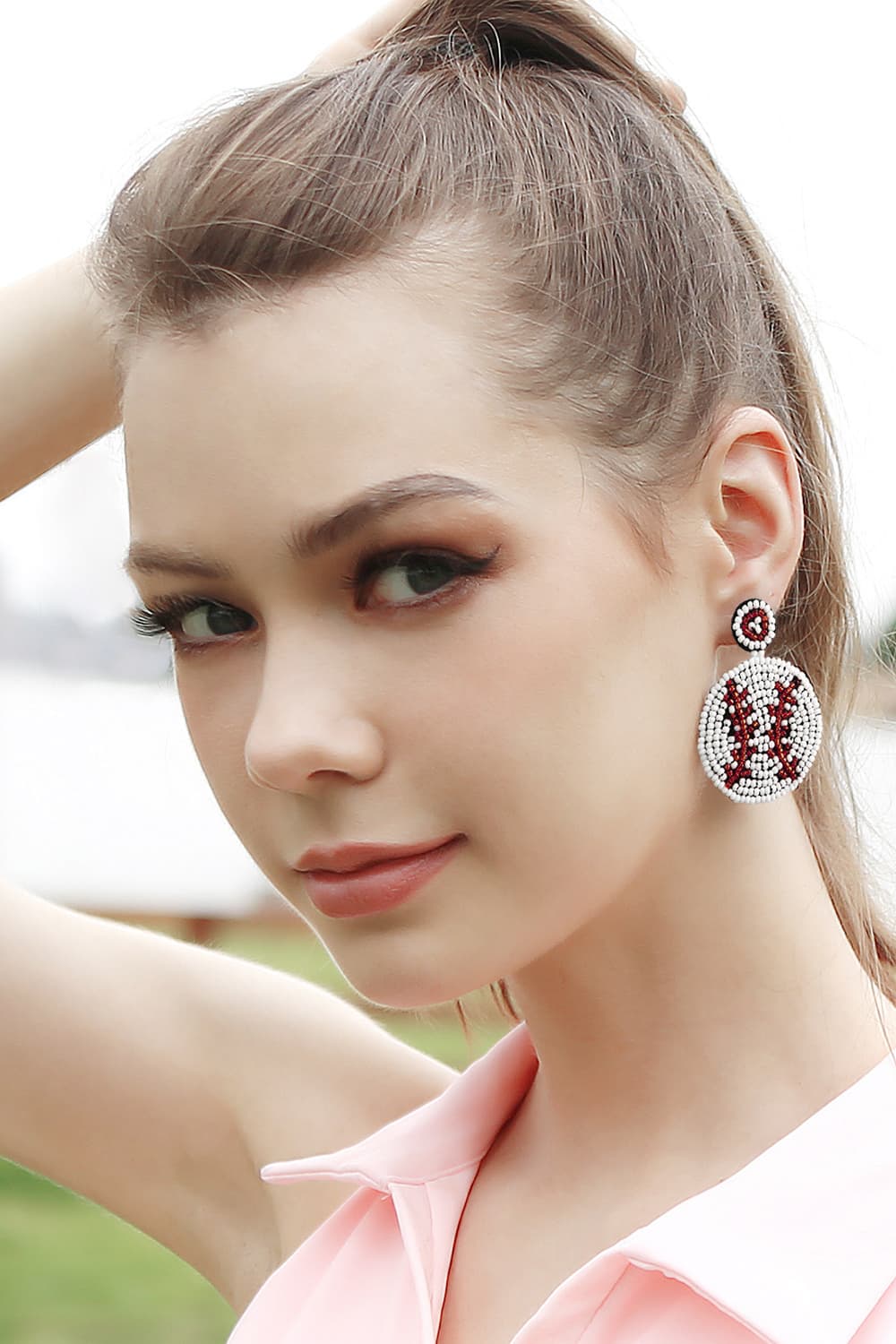 Round Shape Dangle Earrings - AllIn Computer