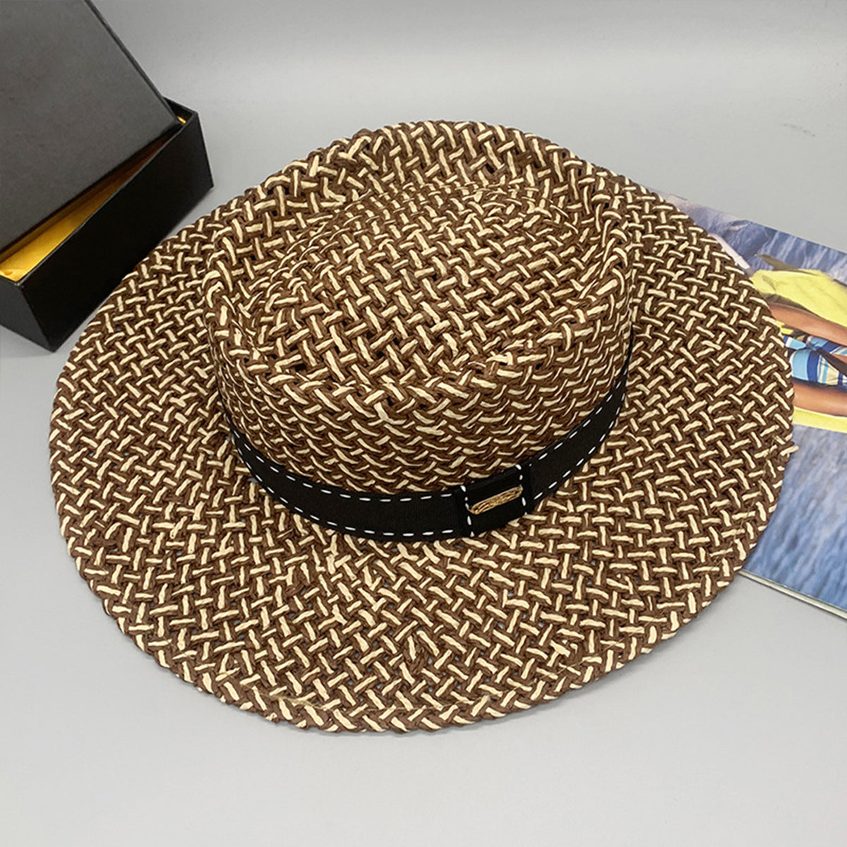 Adjustable Paper Braided Hat - AllIn Computer