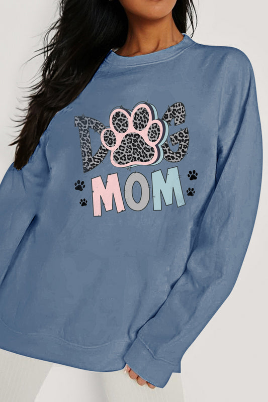 Simply Love Simply Love Full Size DOG MOM Graphic Sweatshirt - AllIn Computer