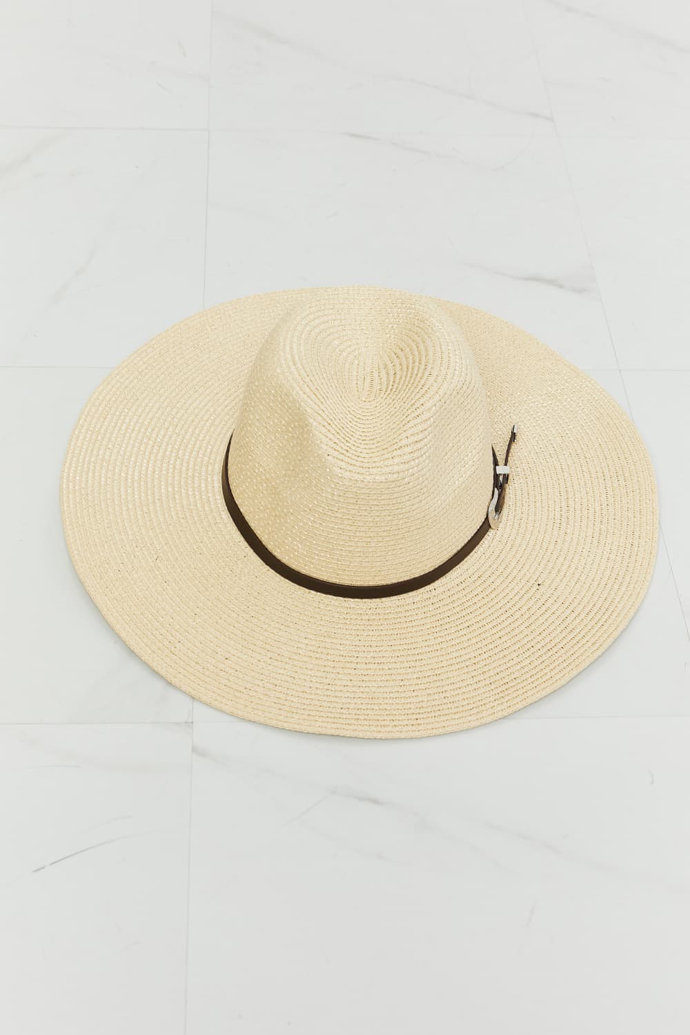 Fame Boho Summer Straw Fedora Hat - AllIn Computer
