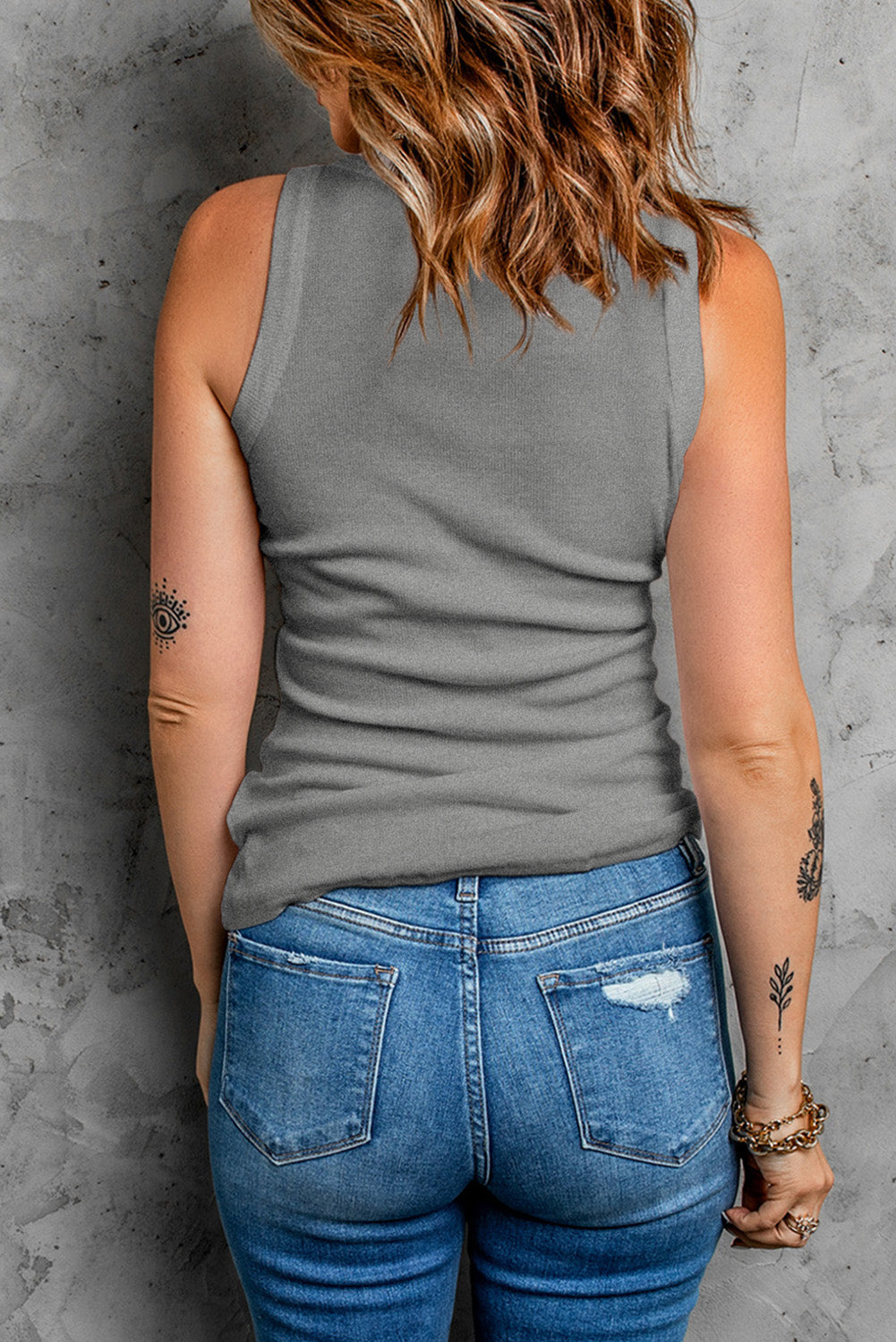 Round Neck Tank Top - AllIn Computer