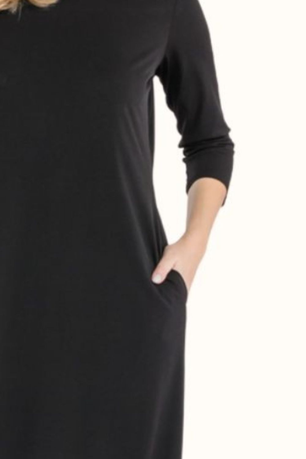 Celeste Full Size Round Neck Midi Dress - AllIn Computer