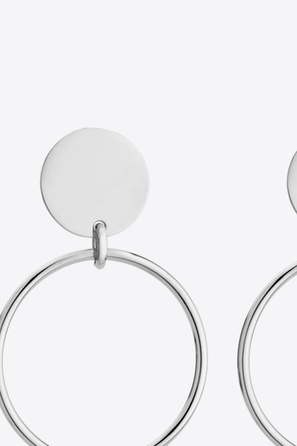 Gold-Plated Stainless Steel Drop Earrings - AllIn Computer