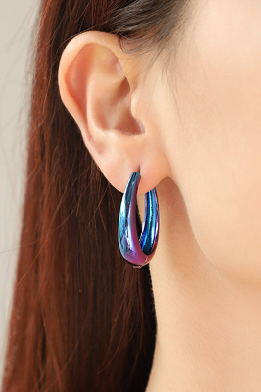 Multi-Colored Huggie Earrings - AllIn Computer
