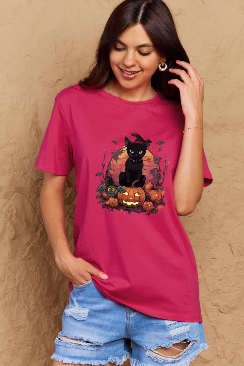 Simply Love Full Size Halloween Theme Graphic T-Shirt - AllIn Computer