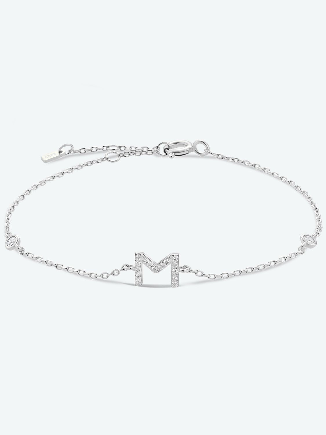 L To P Zircon 925 Sterling Silver Bracelet - AllIn Computer