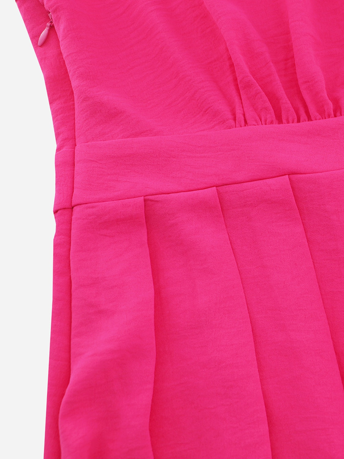 Bow Asymmetrical Neck Sleeveless Dress - AllIn Computer
