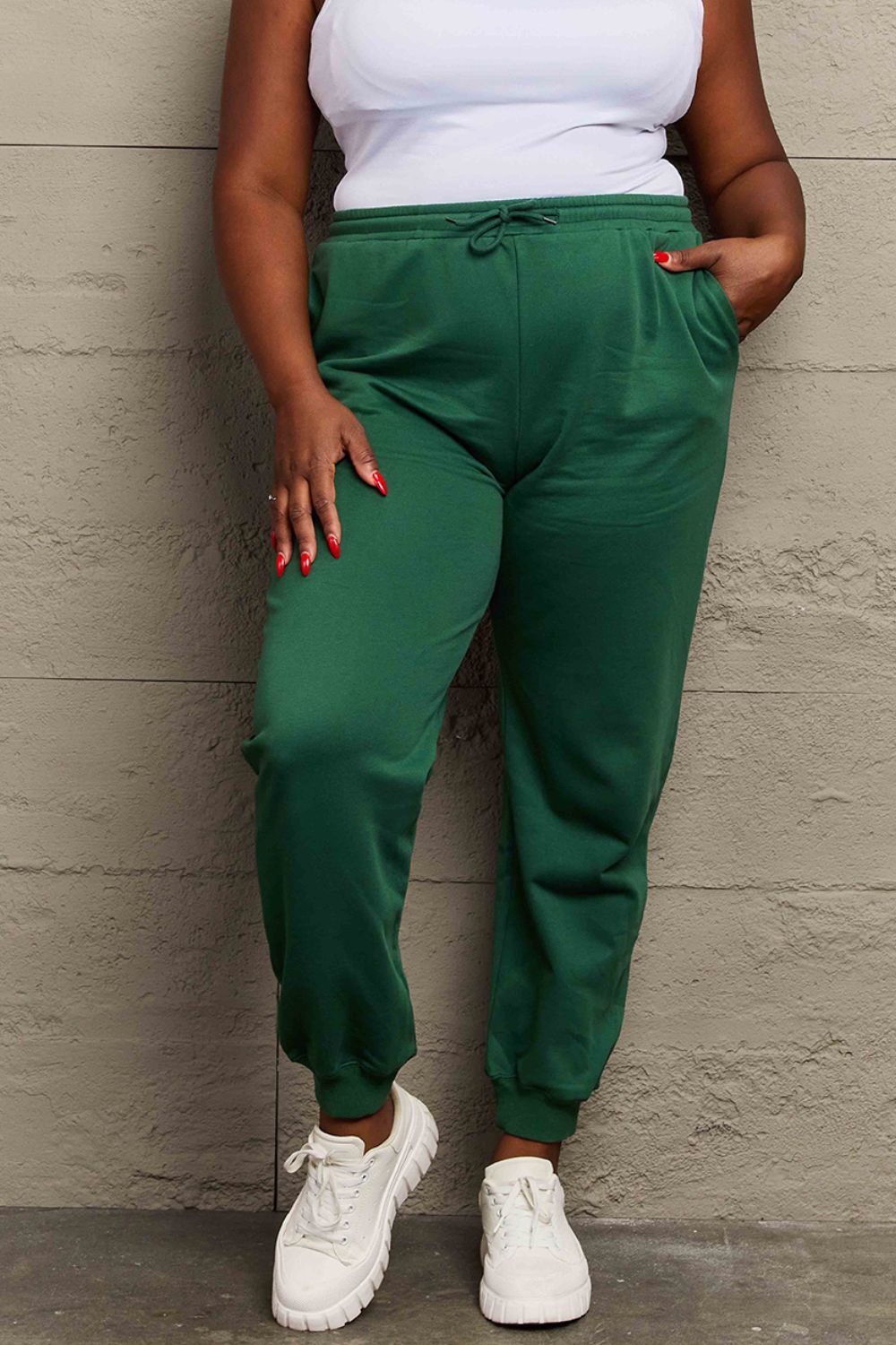 Simply Love Full Size Drawstring Sweatpants - AllIn Computer
