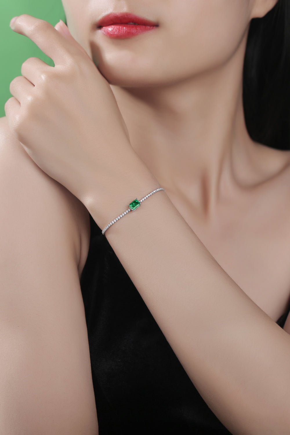 Adored 1 Carat Lab-Grown Emerald Bracelet - AllIn Computer