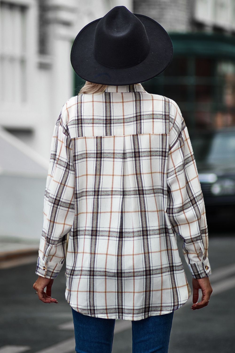 Plaid Long Sleeve Shirt - AllIn Computer