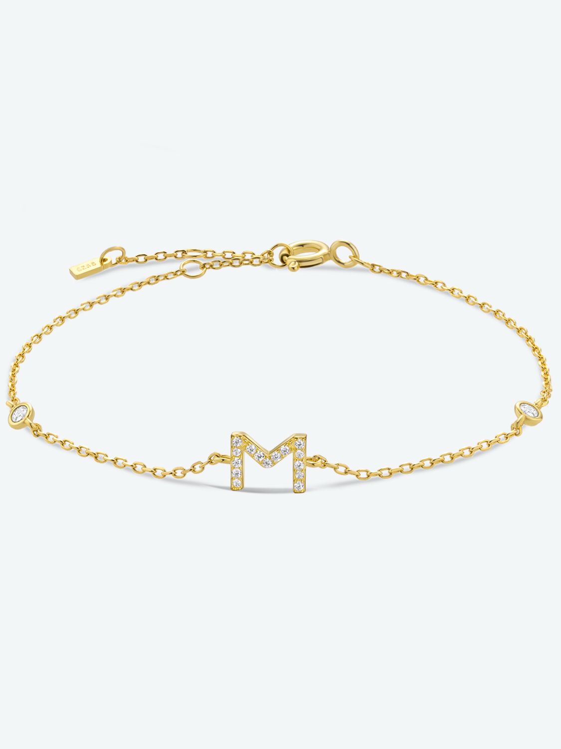 L To P Zircon 925 Sterling Silver Bracelet - AllIn Computer
