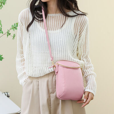 Small PU Leather Crossbody Bag - AllIn Computer