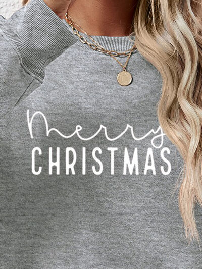MERRY CHRISTMAS Dropped Shoulder Sweatshirt - AllIn Computer