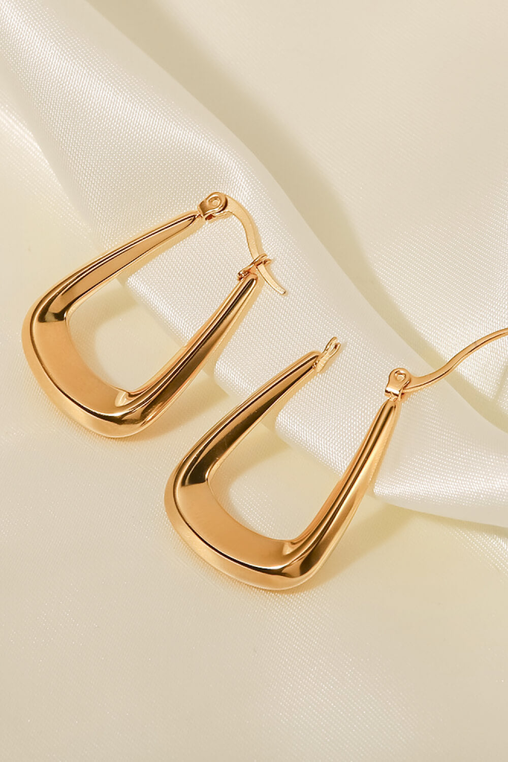 18K Gold-Plated Geometric Earrings - AllIn Computer
