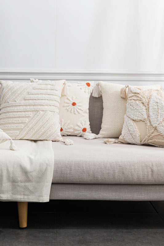 Textured Decorative Throw Pillow Case - AllIn Computer