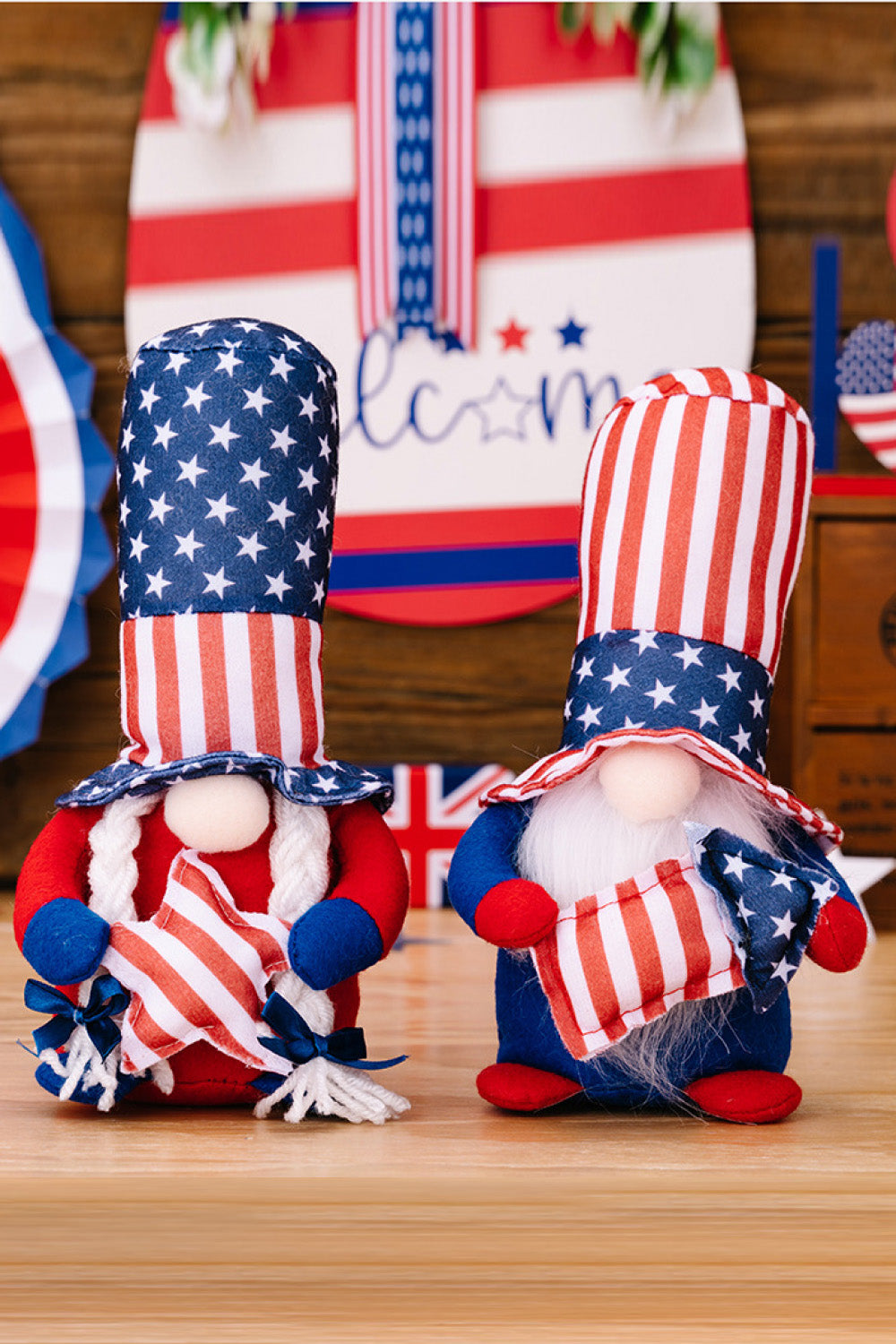 2-Piece Independence Day Decor Gnomes - AllIn Computer