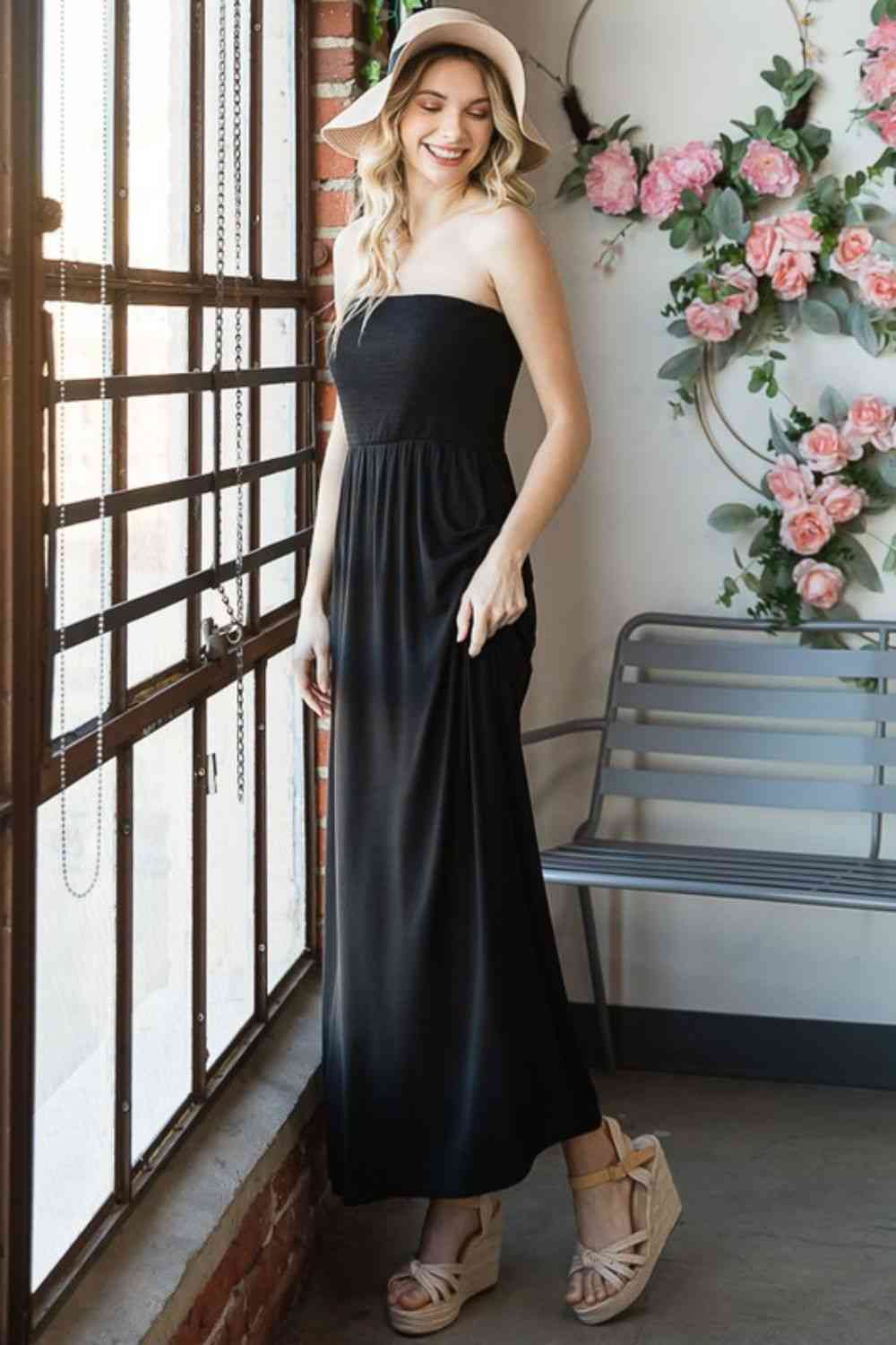 Heimish Full Size Strapless Maxi Dress - AllIn Computer