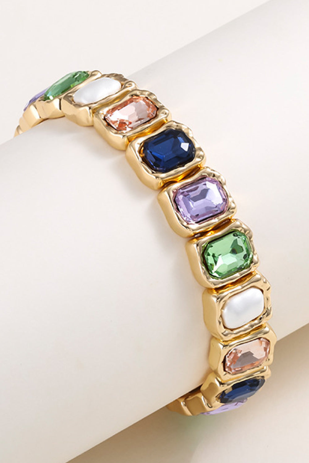 Glass Stone Alloy Bracelet - AllIn Computer