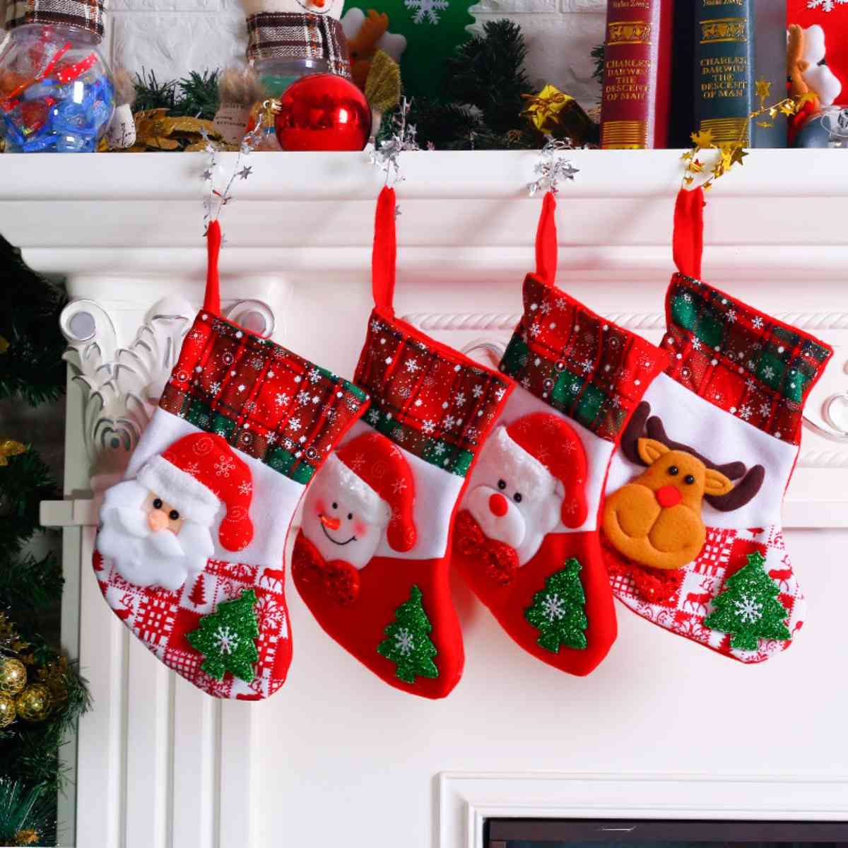 Christmas Stocking Hanging Widget - AllIn Computer