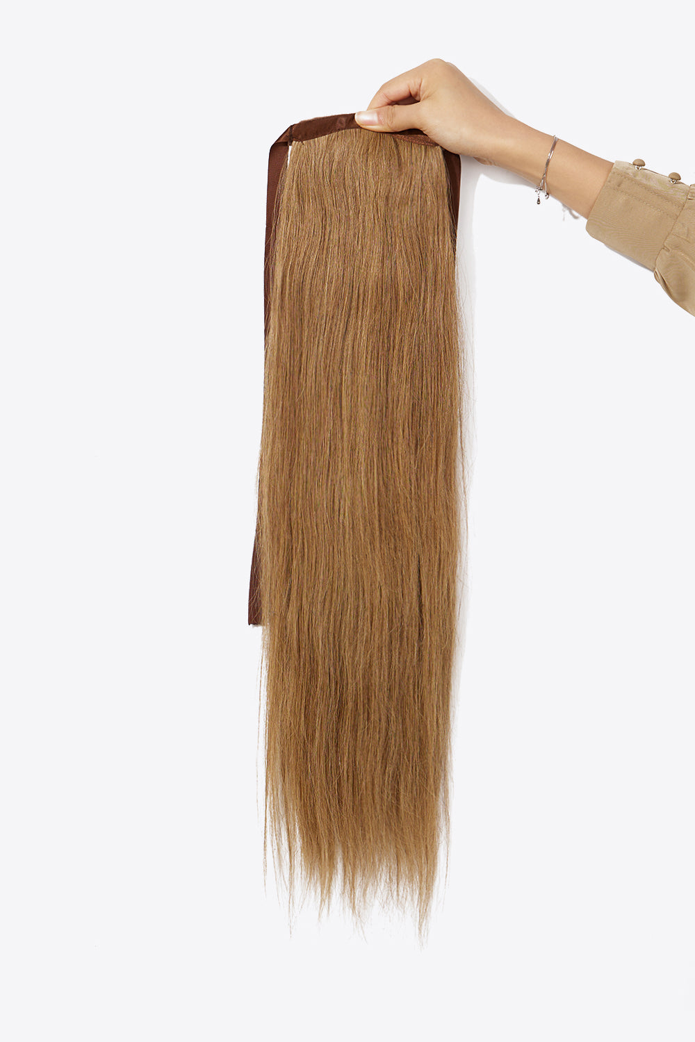 24" 130g Ponytail Long Lasting Human Hair - AllIn Computer