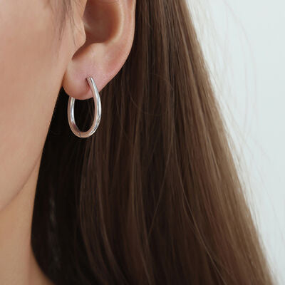 Titanium Steel Huggie Earrings - AllIn Computer