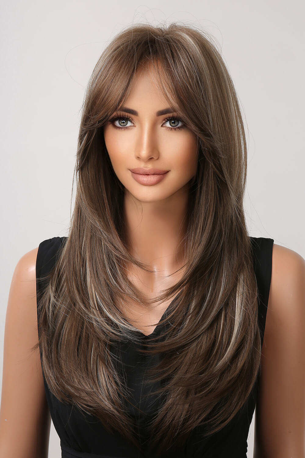 13*1" Full-Machine Wigs Synthetic Long Straight 22" - AllIn Computer