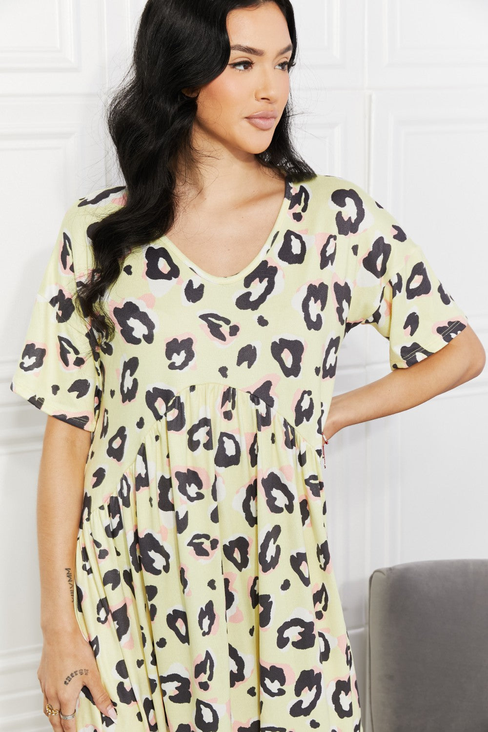 BOMBOM Take It Easy Animal Print Dress - AllIn Computer