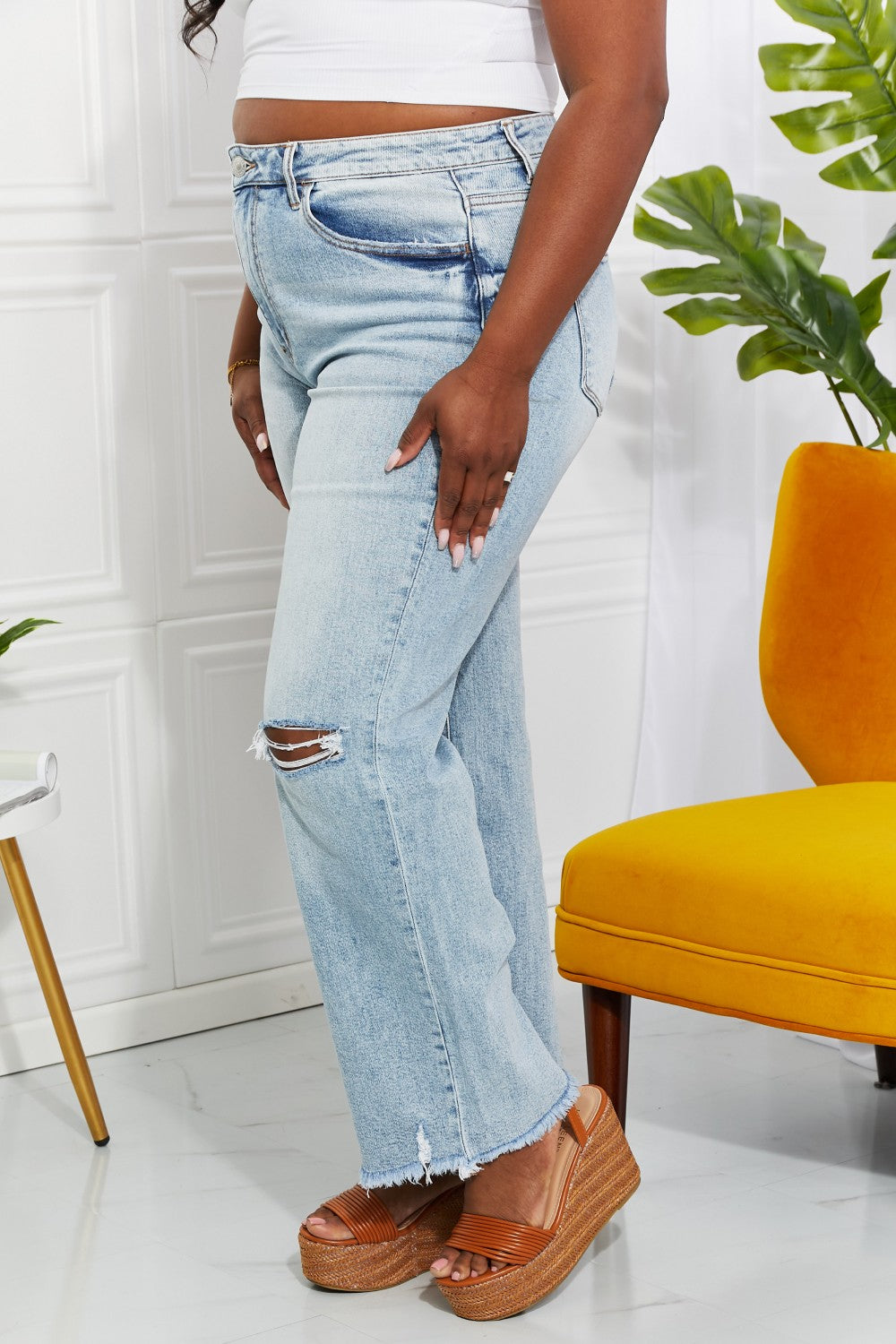 Vervet by Flying Monkey Full Size Allie 90's Dad Jeans - AllIn Computer