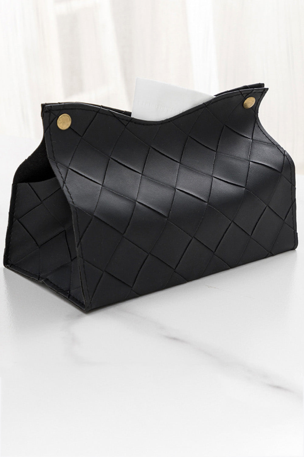 2-Pack Woven PU Tissue Box Covers - AllIn Computer