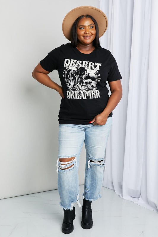 mineB Full Size DESERT DREAMER Graphic Tee - AllIn Computer