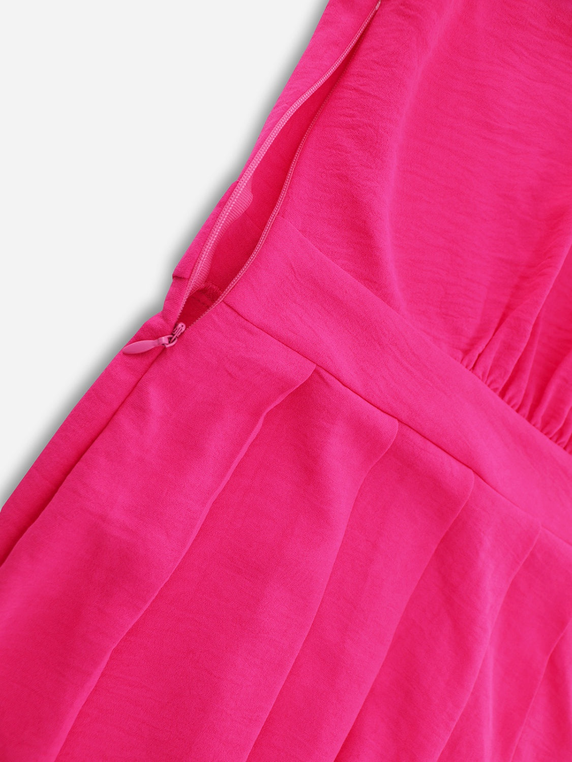 Bow Asymmetrical Neck Sleeveless Dress - AllIn Computer