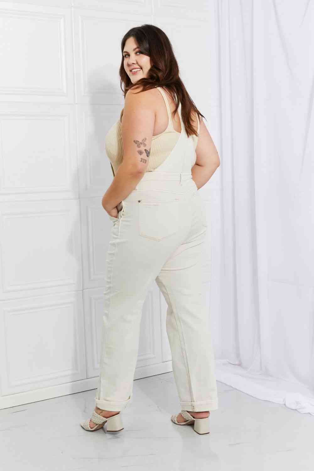 Judy Blue Full Size Taylor High Waist Overalls - AllIn Computer