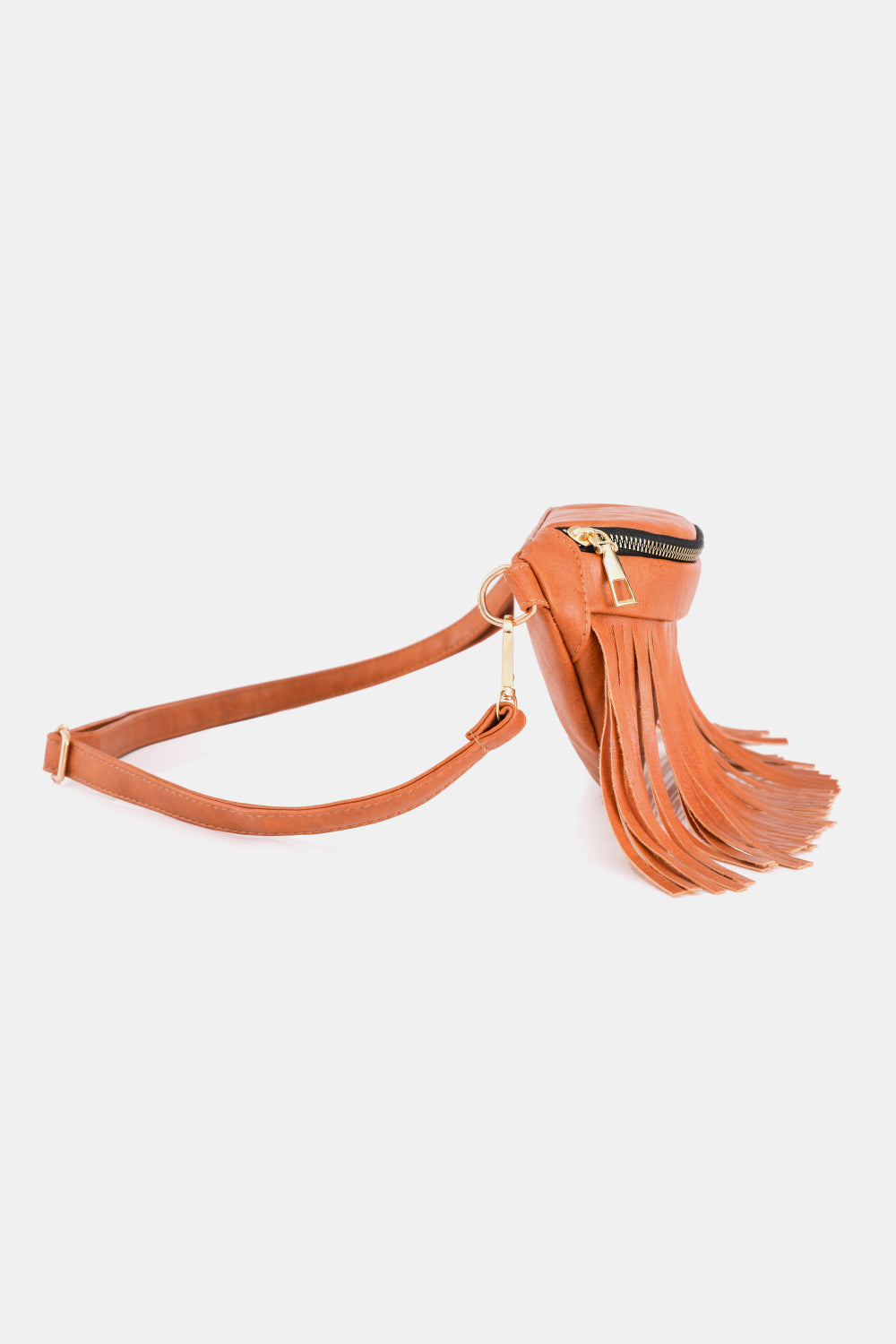 Fringed PU Leather Sling Bag - AllIn Computer