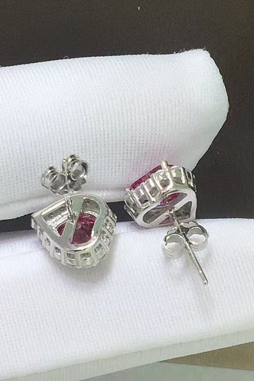 2 Carat Moissanite Heart-Shaped Earrings - AllIn Computer