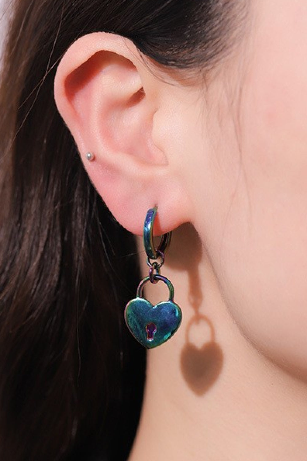 5-Pairs Wholesale Multi-Colored Heart Drop Earrings - AllIn Computer