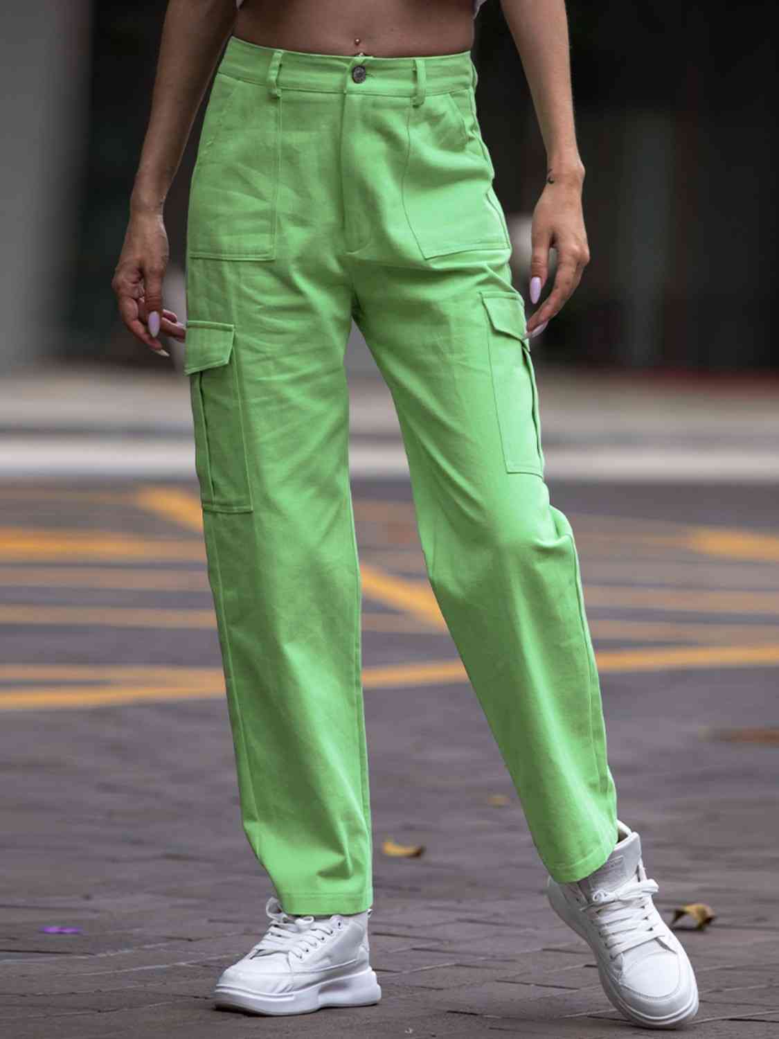 Straight Leg Cargo Pants - AllIn Computer