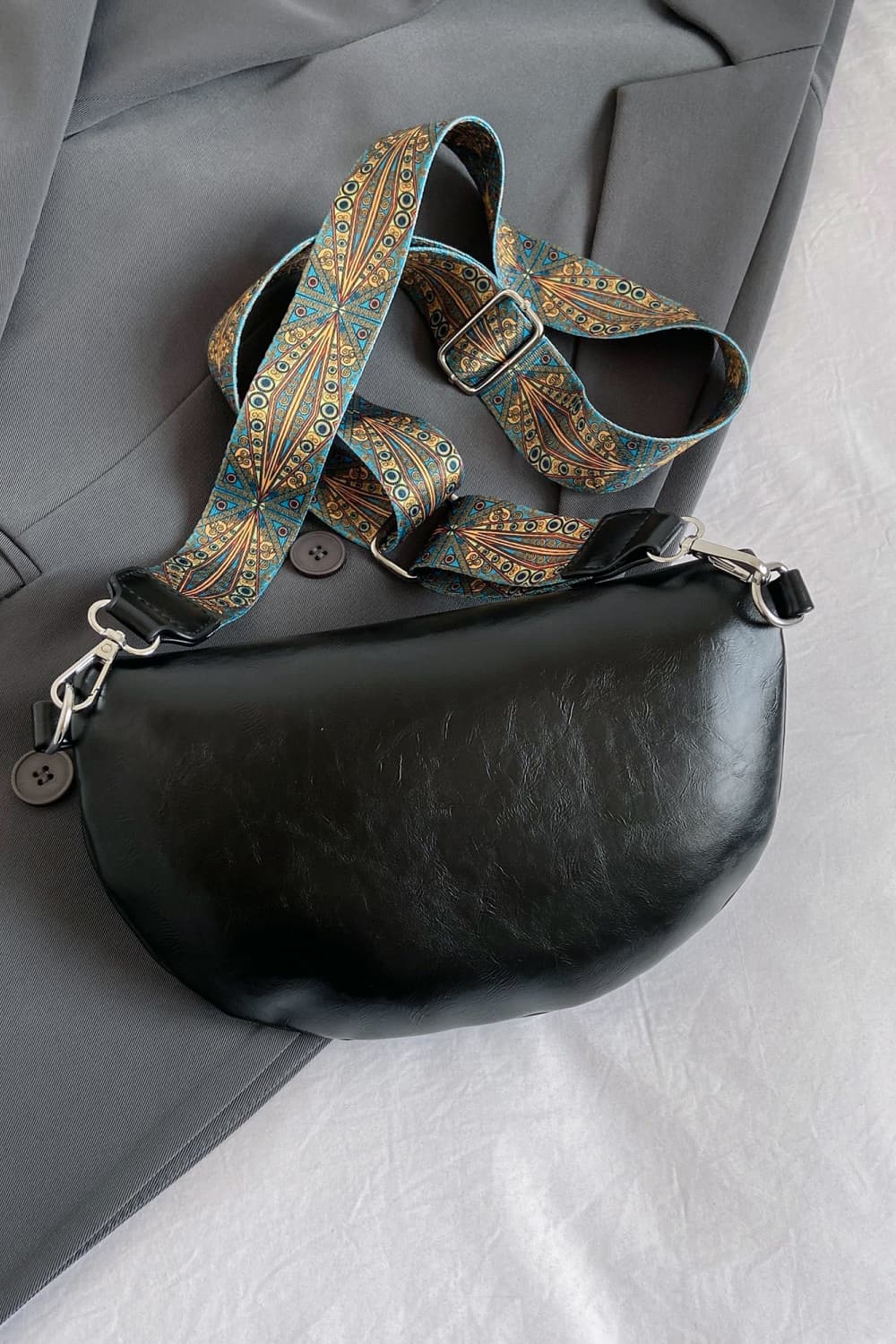 PU Leather Sling Bag - AllIn Computer