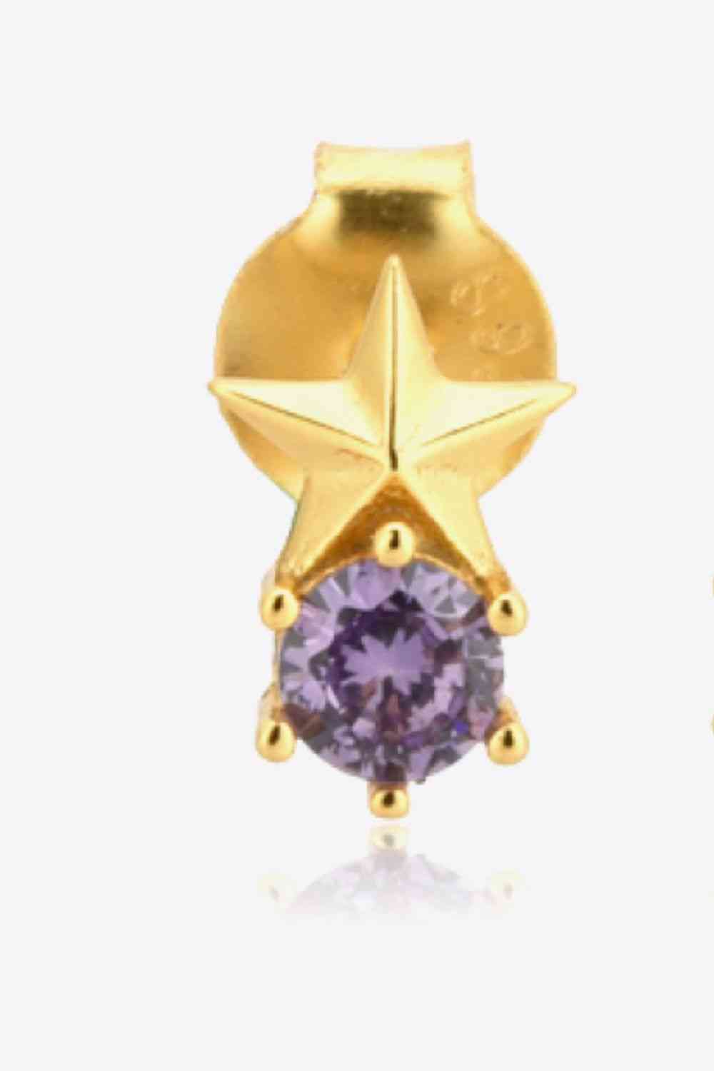 Zircon Star Stud Earrings - AllIn Computer