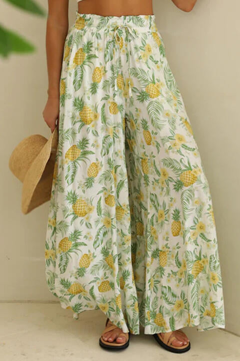 Tied Wide Leg Pants - AllIn Computer