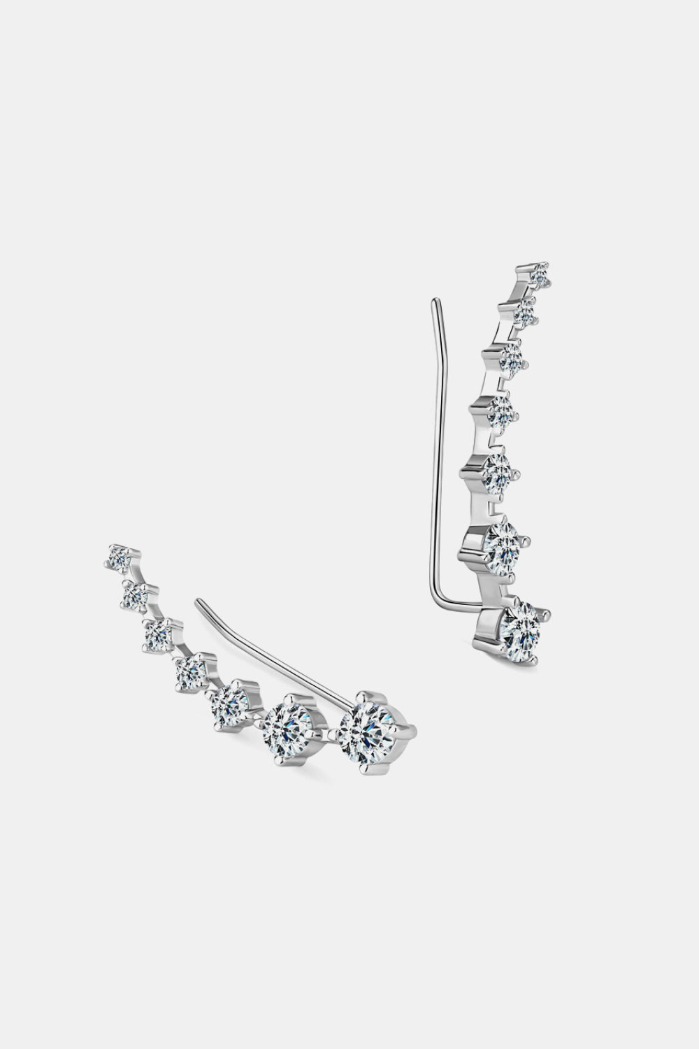 1.9 Carat Moissanite 925 Sterling Silver Earrings - AllIn Computer